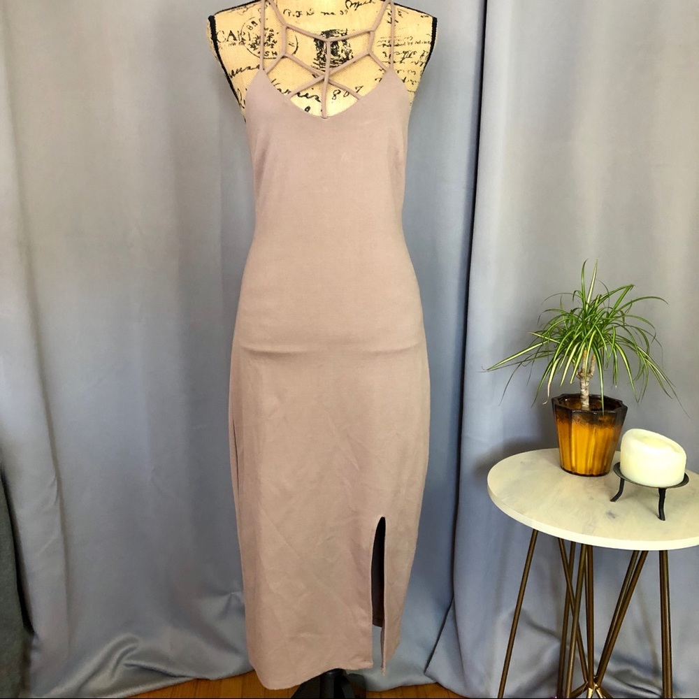 🆕 HAUTE MONDE Body Con Strappy Dress